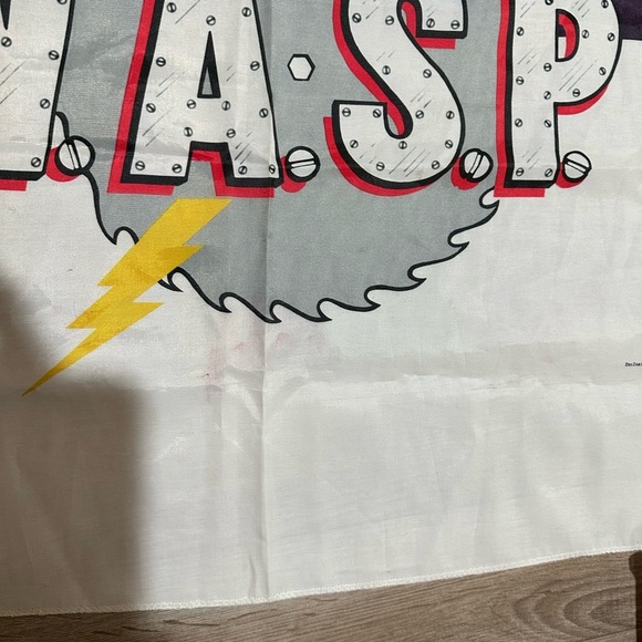 W.A.S.P.  1984 nylon poster - Picture 7 of 7